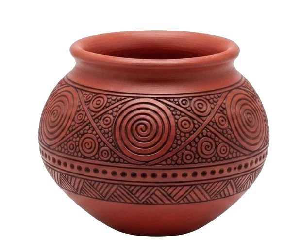 Traditional earthen pot representing the meaning of Kumbha